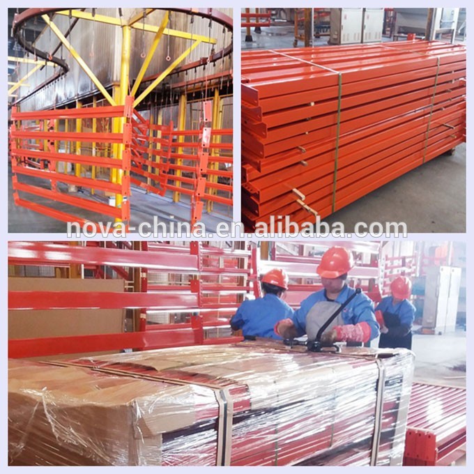Heavy Duty Narrow Aisle Warehouse Pallet Racking System Easily Accessible