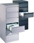 Six Drawer Tilt Proof Lockable Filing Cabinet
