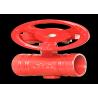 Buy cheap Ductile Iron Grooved Butterfly Valve , Card Slot Worm Gear Butterfly Valve from wholesalers