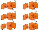 Bright Color Hard Shell Wheeled PP Suitcase Luggage Set Of 4 For Travelling