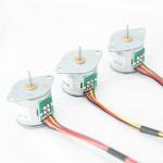 20mm 12v Pm Dc Motor 80 Ω Resistance Permanent Magnet Stepper Motor 15 Degree