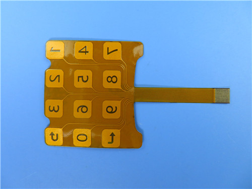 1 Layer PI Material Flexible PCB Board No Peelable Coverlay