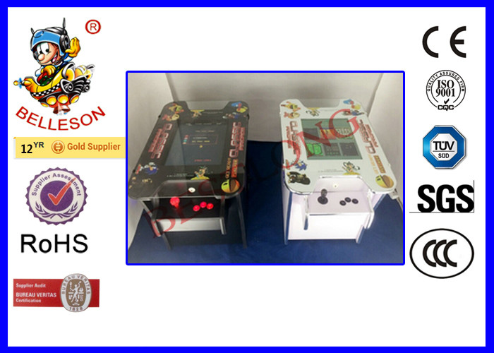 Commercial Arcade Coin Machine , White Classic Arcade Game Machines