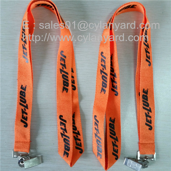 metal bulldog card clip lanyards
