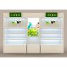 Buy cheap Eco Friendly Wooden Cosmetic Store Furniture Stable Structure For Terminal Stores from wholesalers