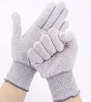 Industrial Working Safety Anti Static Gloves / All ESD Custom Palm PU Coated