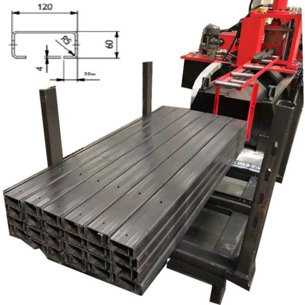 Buy cheap C Post Highway Guardrail Roll Forming Machine W Beam 55kw Hydraulic from wholesalers