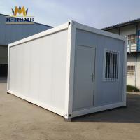 Buy cheap White Exterior Sandwich Panel House Portable Modular Office Container product