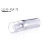 Buy cheap Round silver acrylic PMMA body lotion bottle with sprayer pump SR-2277 from wholesalers