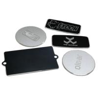 Buy cheap Waterproof Engraved Metal Labels Blank Anodize Tag Highlight Name Plate product