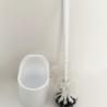 Buy cheap Anti Slip Base Hard Bristle Toilet Brush With Holder Good Grips Hideaway Compact Long Brush from wholesalers