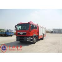 Buy cheap MAN Chassis Rail Road Vehicle Compressed Air Foam System CAFS Fire Truck product