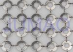Buy cheap Plated Copper / Brass Metal Ring Curtain Durable With Different Hanging Tracks from wholesalers