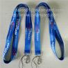 Buy cheap Discount price polyester neck lanyard with silkscreen printed logo, polyester ribbon, from wholesalers