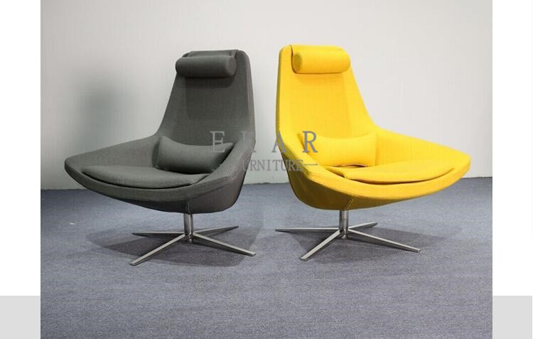 Italian Recliner Modern Designer Furniture Metropolitan Fabric Leisure Lounger Chair ZZ-ZKB009