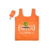 Buy cheap 190t Lightweight Reusable Shopping Bags , Logo Printing Orange Reusable Shopping Bags from wholesalers