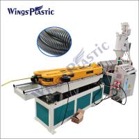Buy cheap Flexible HDPE Pipe Extruder Machine HDPE Pvc Electrical Pipe Making Machine product