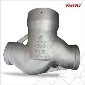 Pressure Seal Cover Lift Butt Weld 6 Inch Swing Check Valve Class 1500 DN150