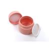 Buy cheap Subulate Pink PET Plastic Cosmetic Jars 50ml 300ml With Disc Hair Mask Facial Scrub Packaging from wholesalers