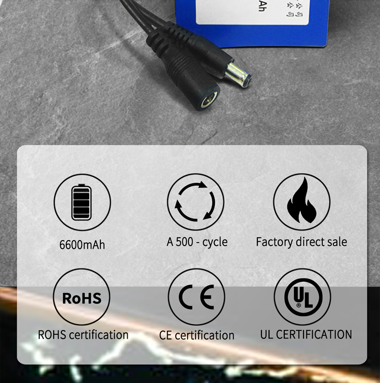 11.1V 6.8Ah 18650 Rechargeable Lithium Ion Batteries Lifepo4 Drone Toy Car Battery