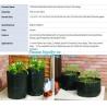 Buy cheap 1 gal 2 gal 3gal 5gal 10gal black plastic grow planting greenhouse vegetable nursery bags,garden plant growing bag, bage from wholesalers