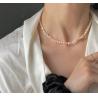Buy cheap 4.1 Gram Chain Pearl Jewelry Length 37CM High Luser Pearl Choker Necklaces from wholesalers