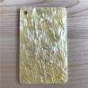 Buy cheap Large Plexiglass Pearl Acrylic Sheets 4x8ft Hard Plastic Board Yellow Marble from wholesalers