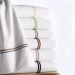 Buy cheap Kids Room Bedding Set 100% Polyester Rope Embroidery Stripe Bed Sheets 3pcs and 4pcs from wholesalers