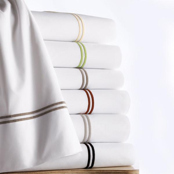 Kids Room Bedding Set 100% Polyester Rope Embroidery Stripe Bed Sheets 3pcs and
