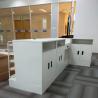 Buy cheap Eco Friendly Supermarket Checkout Counter 2 Meter Cashier Counter from wholesalers