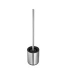 Bathroom Round TPR Toilet Bowl Cleaning Brush With Holder Free Standing