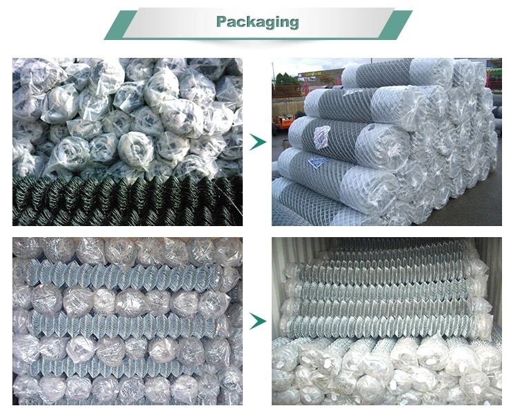 Hot Dipped Galvanized Steel Chain Link Fencing , L30m Chain Link Security Gate
