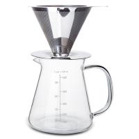 Buy cheap Home Usage wholesale Unique Factory Glass Hand Flush the coffee pot product