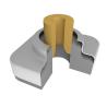 Buy cheap ZrO2 Tundish Lower Nozzle High Performance Least 12-15hrs Working Time from wholesalers