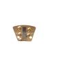 Buy cheap CPS Trapezoid 5 PCD Magnetic Connection Diamond Grinding Shoes non-threaded from wholesalers