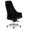 Buy cheap Aluminum Base High Back Leather Executive Chair Lock At 3 Positions from wholesalers