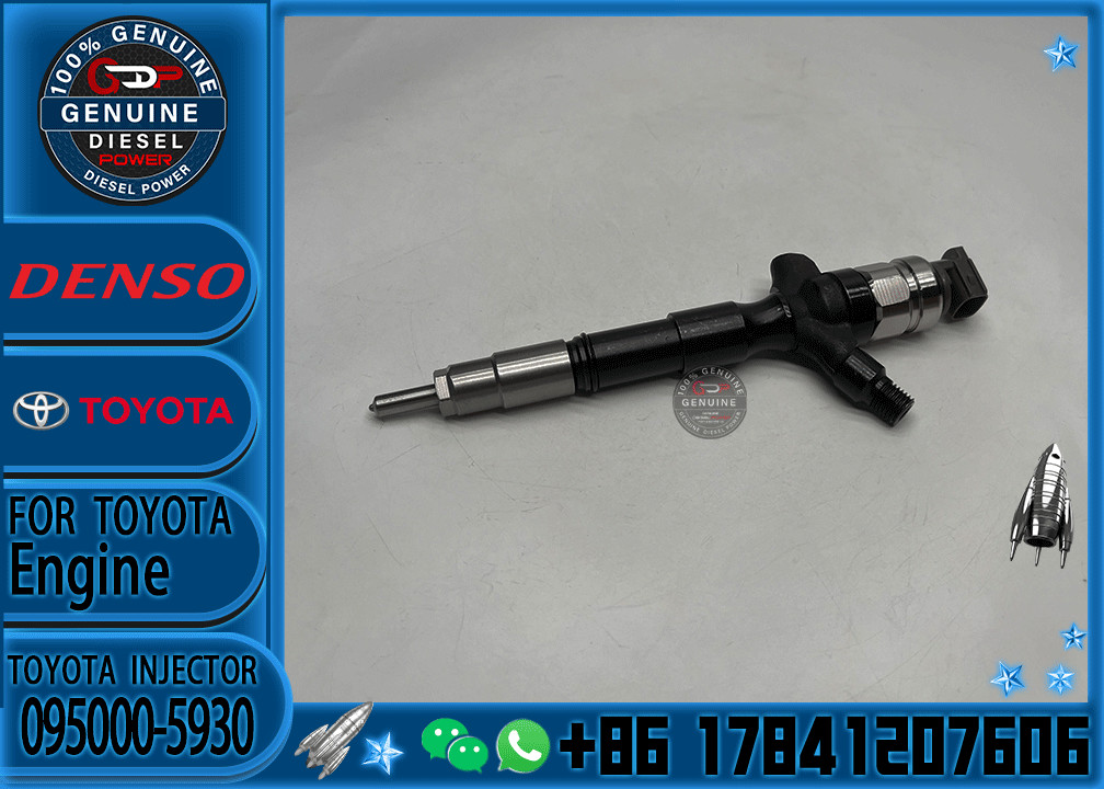 Diesel fuel injector 095000-7760 095000-5930 095000-5931 095000-5660 23670-09060 23670-09061 for TOYOTA
