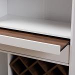 Kitchen Corner Wine Racks Bar Cabinets With Wood And Glass Display Rack