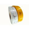 Buy cheap Custom Ece 104 Reflective Tape For Vehicles Printed White Yellow 0.05*45.72m from wholesalers