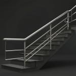 Impact-Resistant Stainless Steel Handrails for Heavy-Duty Use