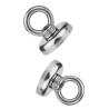 Buy cheap Kellin Neodymium Pot Magnet with Eyebolt Strong Pulling Force Round Neodymium Fishing Magnet Super Magnetic Fishing from wholesalers