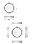 5W 7.5W 10W Power Wireless Charger Pad Embedded In Table