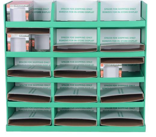 Buy cheap Economical BE Flute Racking Cardboard Candy Display Matt Glossy from wholesalers