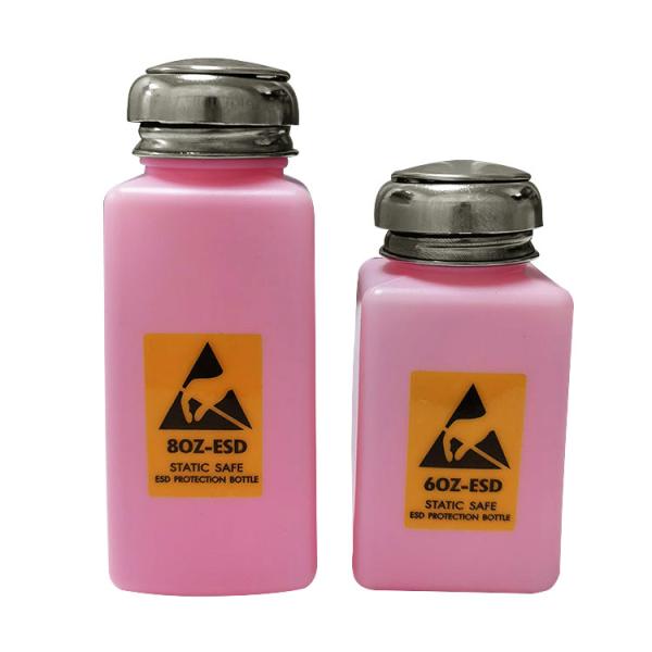 Buy cheap 4OZ 6OZ 8OZ Pink Anti Static Safe ESD Dispenser Bottle For Solvent from wholesalers