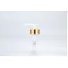 Buy cheap Aluminium Gold Lotion Pump 24-410 28-410 33-410 Screw Cover Antibacterial Soap Pump from wholesalers