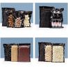 Buy cheap Vacuum Commercial Grade Barrier Black Nylon Pouch Embossed Plastic Zipper from wholesalers