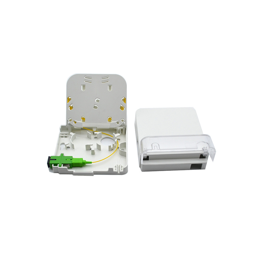 CATV SC APC Fiber Optic Distribution Box 1 Port FTTH