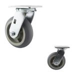 6 Inch 550LBS Heavy Duty Industrial Locking Swivel Plate Caster Wheels