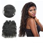 20" Real Original Water Wave Hair Bundles 7a Grade Peruvian Curly Human Hair