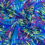 Digital Printing Recycled Swimwear Fabric 4 Way Stretch Women Bikini
